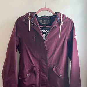 Barbour women’s raincoat, size 4